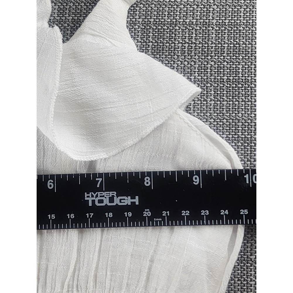 Lele for Kids Girls High Low Dress 4T White Ruffle Gauze Boho Cottagecore Beach - Picture 6 of 10